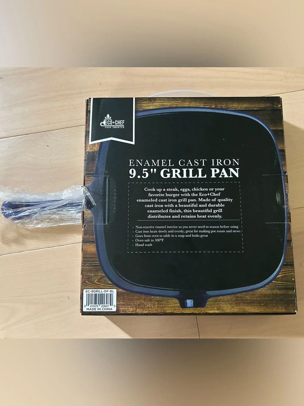 NIB Eco+Chef Enamel Cast Iron 9.5